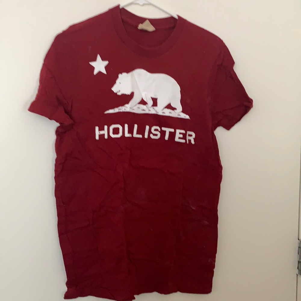 COPY - Hollister scoop neck logo tee